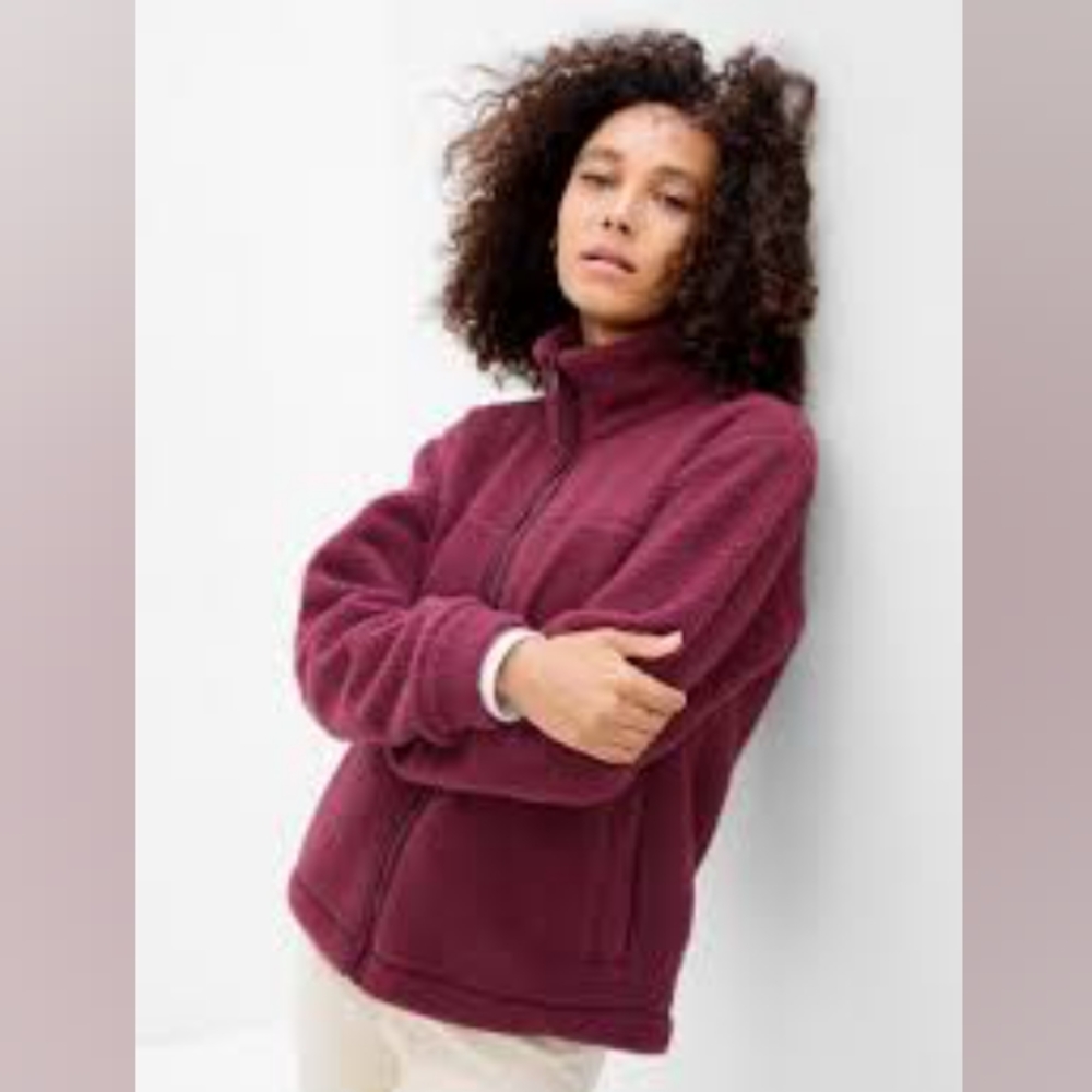 NWT GAP Women's Full Zip Fleece Jacket